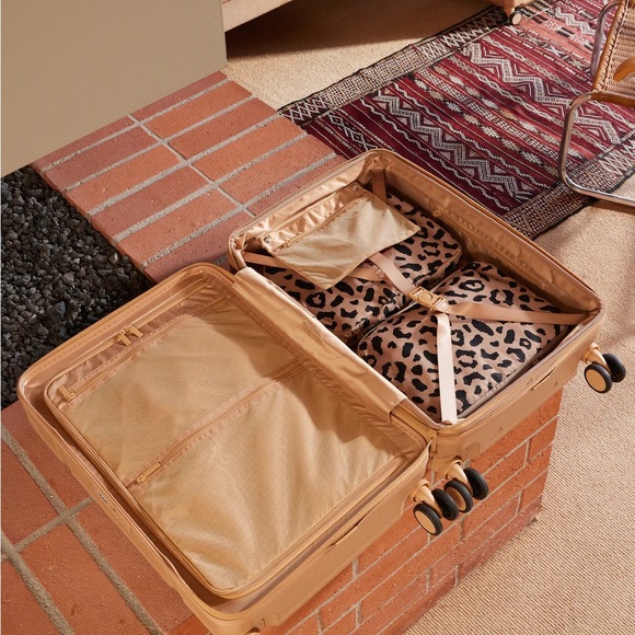 Gold NWT Calpak Trnk Medium Luggage - Picture 3 of 5